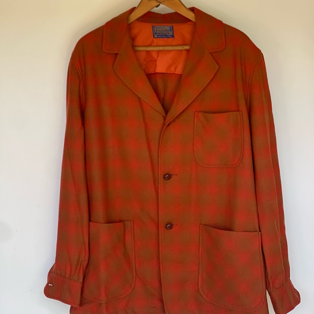 Pendleton Vibrant Orange Wool Garment